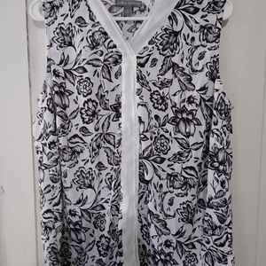 Jessica London sleeveless plus size top